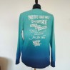 T-shirt turquoise dégradé Positive Vibes Only T M Hollister - Dos