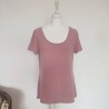 T-shirt vieux rose T L H&M Basic